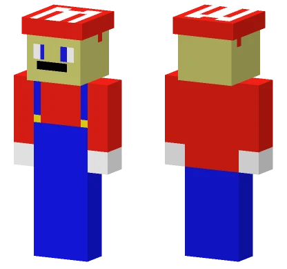Mario Minecraft skin