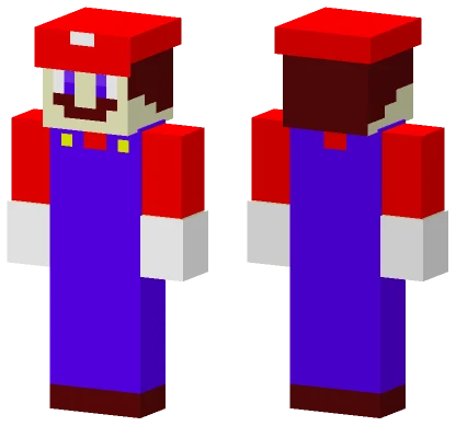 Mario Minecraft skin