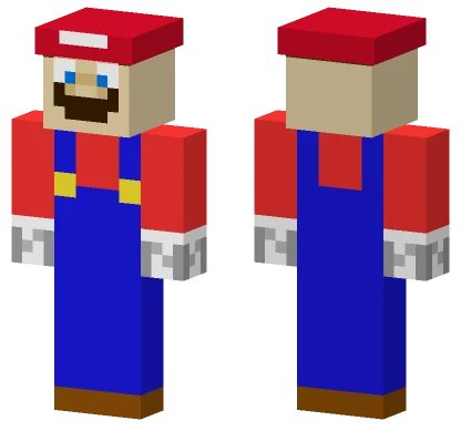 Mario Minecraft skin