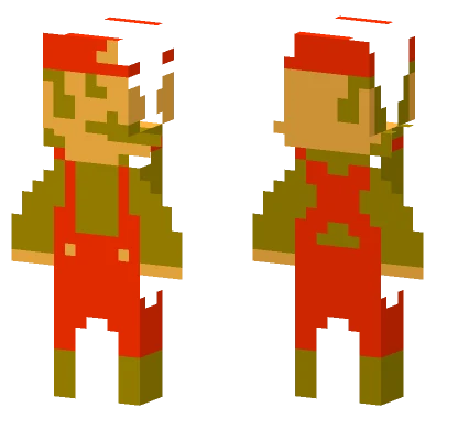 Mario Minecraft skin
