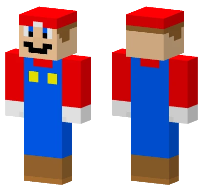 Mario Minecraft skin