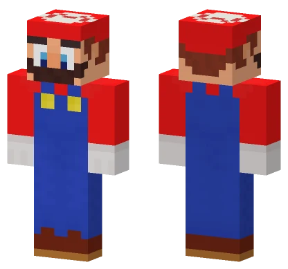 Mario Minecraft skin