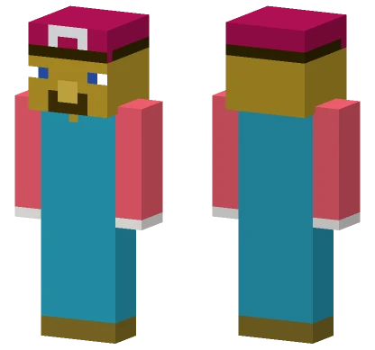 Mario Minecraft skin