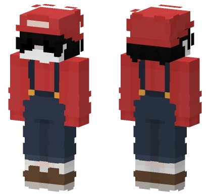 Mario Bross Minecraft skin