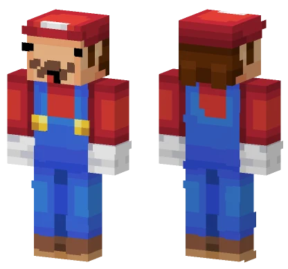 Mario But Derpy Minecraft skin