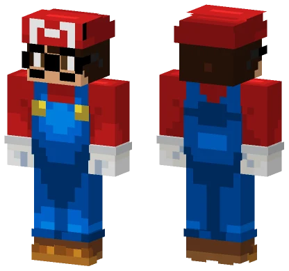Mario Minecraft skin
