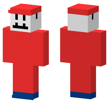 Mario From Donkey Kong Atari Minecraft skin