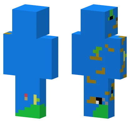Mario Maker 2 Minecraft skin
