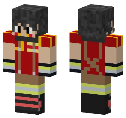Mark Bombero Firefighter Minecraft skin
