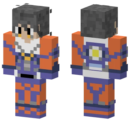 Mark Fall Guys Astronaut Minecraft skin