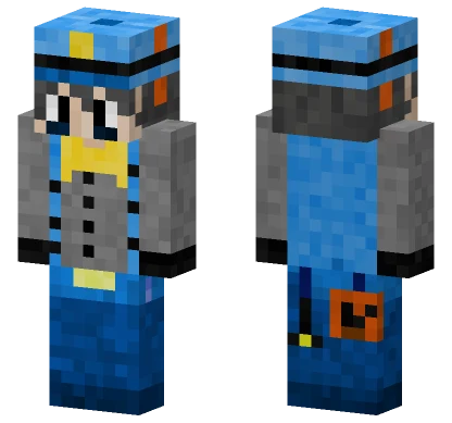 Mark Fanf Blue Outfit Minecraft skin