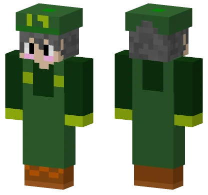 Mark Luigi Super Baill Flower Minecraft skin