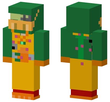 Mark Payaso Buzeradro Con Gafa Bagadas Mitad Minecraft skin