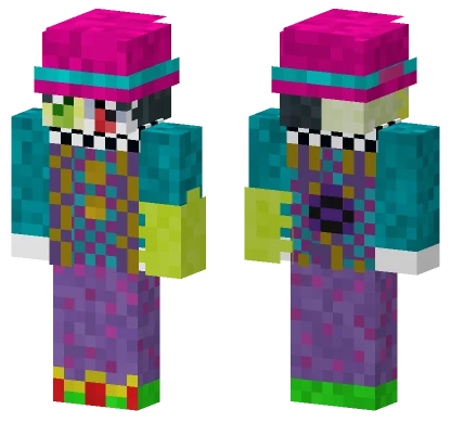 Mark Payaso Mitad Poseido Minecraft skin