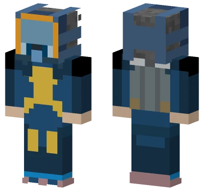 Mark Subnautica Completo Minecraft skin