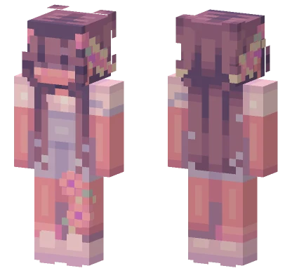 Marshmallow Girl Minecraft skin