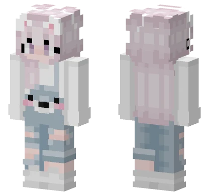 Marshmallow Girl Minecraft skin