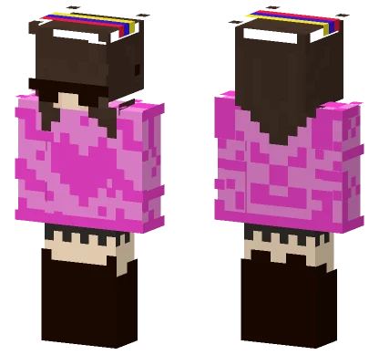 Mary Pink Outfit Minecraft skin