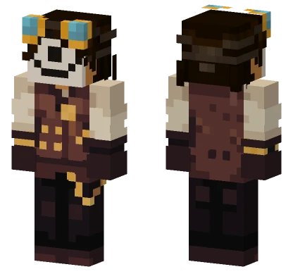 Masked Steampunk Ryu Minecraft skin