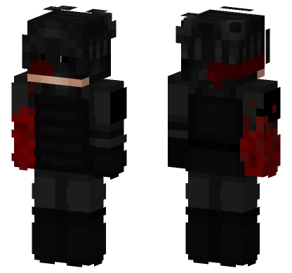 Maskoff Black Outfit Minecraft skin