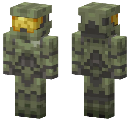 Master Chief Helmet Minecraft skin