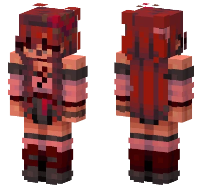 Masterpiece Red Outfit Minecraft skin