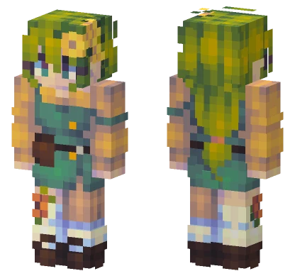 Matcha Cream Boy Minecraft skin