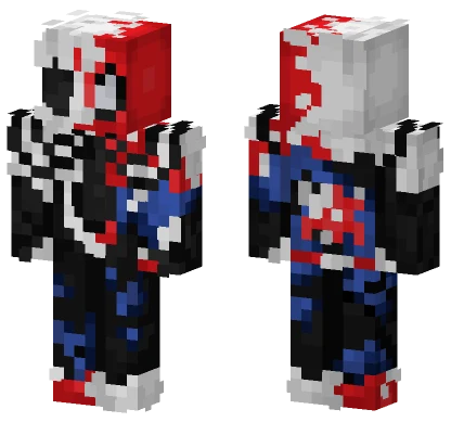 Maximum Venom Spiderman Suit Minecraft skin