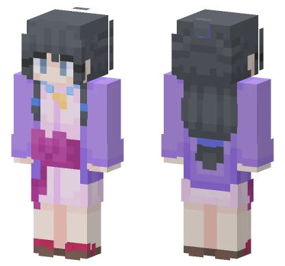 Maya Fey Minecraft skin
