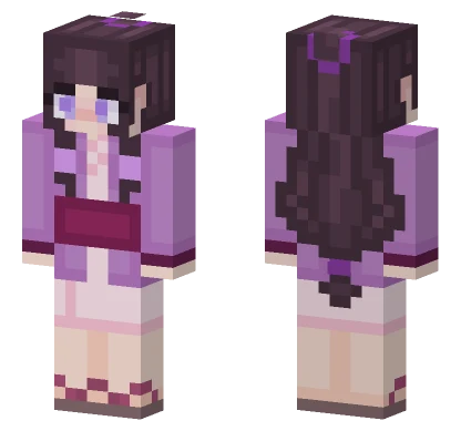 Maya Fey Minecraft skin