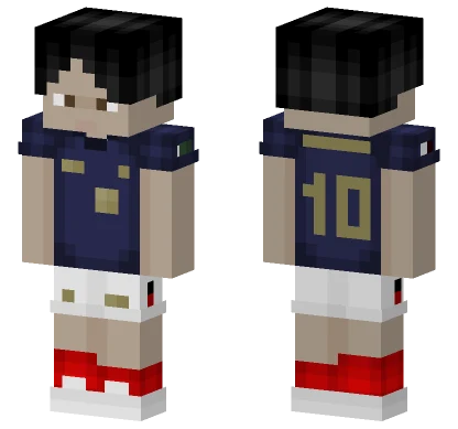 Mbappe Mundial 2022 Minecraft skin