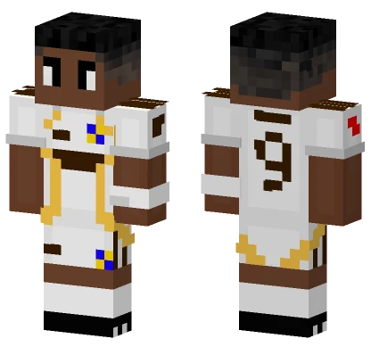 Mbappe Real Madrid 25 26 Minecraft skin