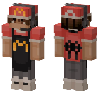 McDonalds Worker Outfit Minecraft skin