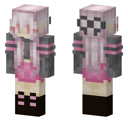 Me Again Pink Outfit Minecraft skin