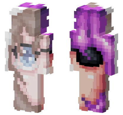 Me And Frenchfrylovex Chat D Minecraft skin