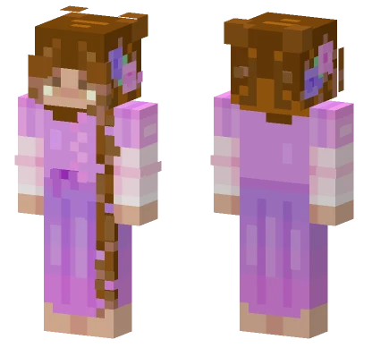 Me As Rapunzel Minecraft skin