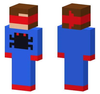 Me As Spider-Man Minecraft skin