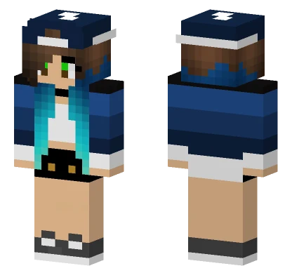 Me Dyed Hair Minecraft skin
