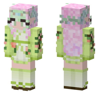 Meadow OC Kimono Minecraft skin