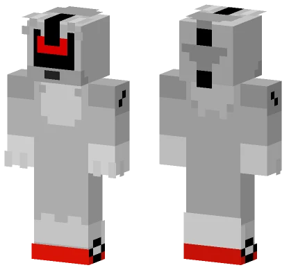 Mecha Sonic Minecraft skin