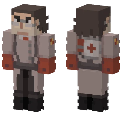 Medic Red Version Minecraft skin
