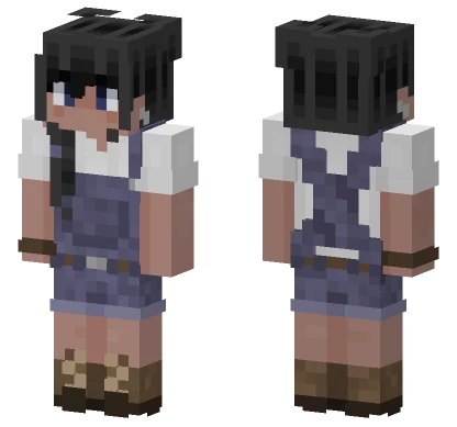 Medieval Farmer Girl Minecraft skin