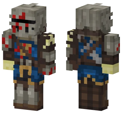 Medieval Knight Survivor Minecraft skin