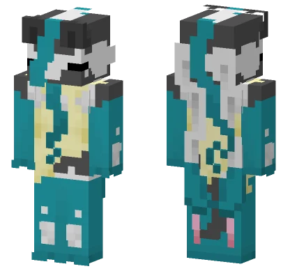 Mega Lucario Z Minecraft skin