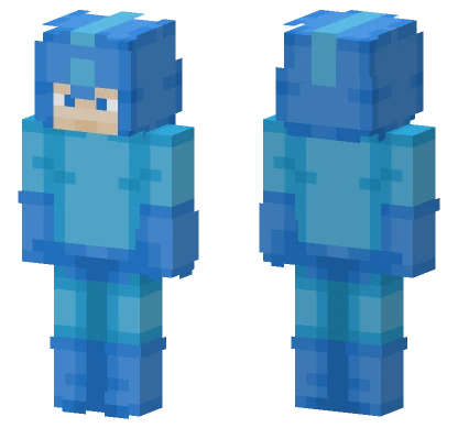 Mega Man Minecraft skin