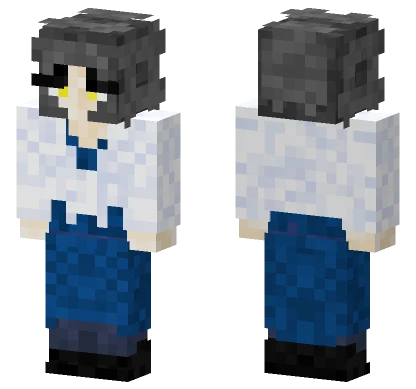 Megu1 Blue Outfit Minecraft skin