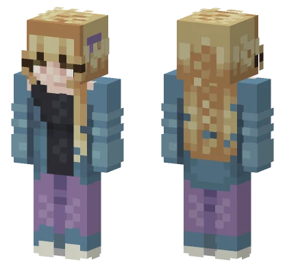 Melody Blue Outfit Minecraft skin