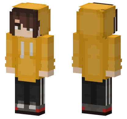 Melol Yellow Hoodie Minecraft skin