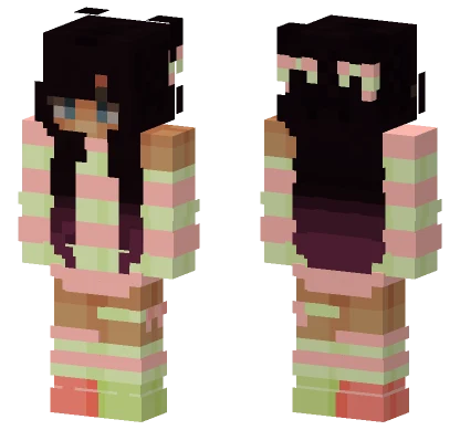 Melon Stripes Minecraft skin