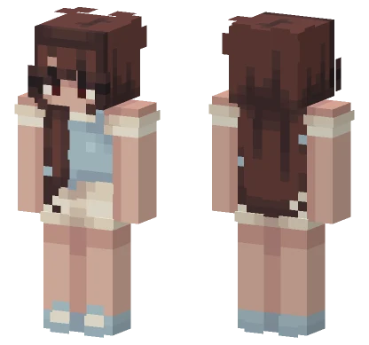 Melting Girl Minecraft skin